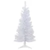 4' Pre-lit Rockport White Pine Artificial Christmas Tree, Blue Lights