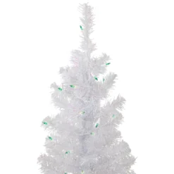 4' Pre-lit Rockport White Pine Artificial Christmas Tree, Green Lights -Christmas Trees Shop northlight sm92957 3 updated 48812.1667535822