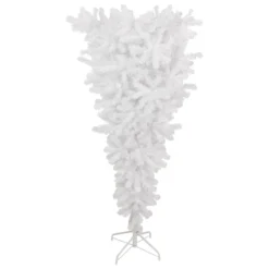 5.5' Upside Down White Spruce Artificial Christmas Tree, Unlit