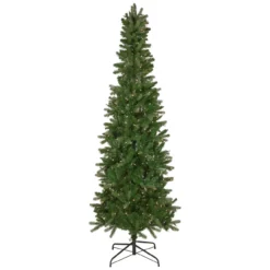 7.5' Pre-Lit Wicklow Noble Fir Artificial Christmas Tree, Clear Lights