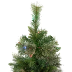 3' Pre-Lit Kingston Cashmere Pine Full Artificial Christmas Tree, Multi LED Lights -Christmas Trees Shop northlight sm93046 2 97959.1667535773