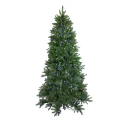 12' Pre-Lit Instant Connect LED Neola Fraser Fir Artificial Christmas Tree - Multicolor Lights -Christmas Trees Shop northlight sp15020 1updated 51984.1667534193