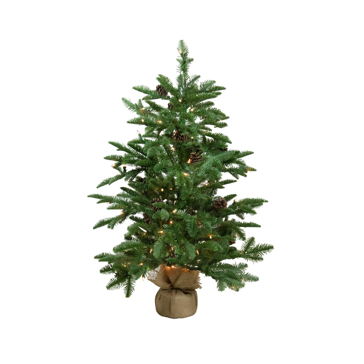 3' Pre-Lit Viella Norway Spruce Artificial Christmas Tree - Clear Lights 1 3' Pre-Lit Viella Norway Spruce Artificial Christmas Tree - Clear Lights