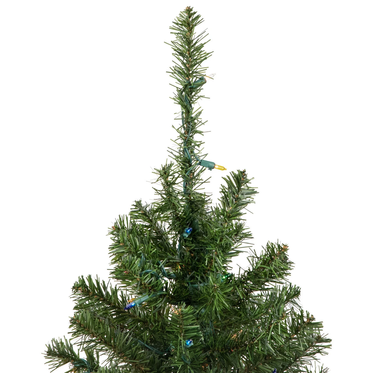 3' Pre-Lit Medium Canadian Pine Artificial Christmas Tree, Multicolor Lights 4 3' Pre-Lit Medium Canadian Pine Artificial Christmas Tree, Multicolor Lights - Image 4