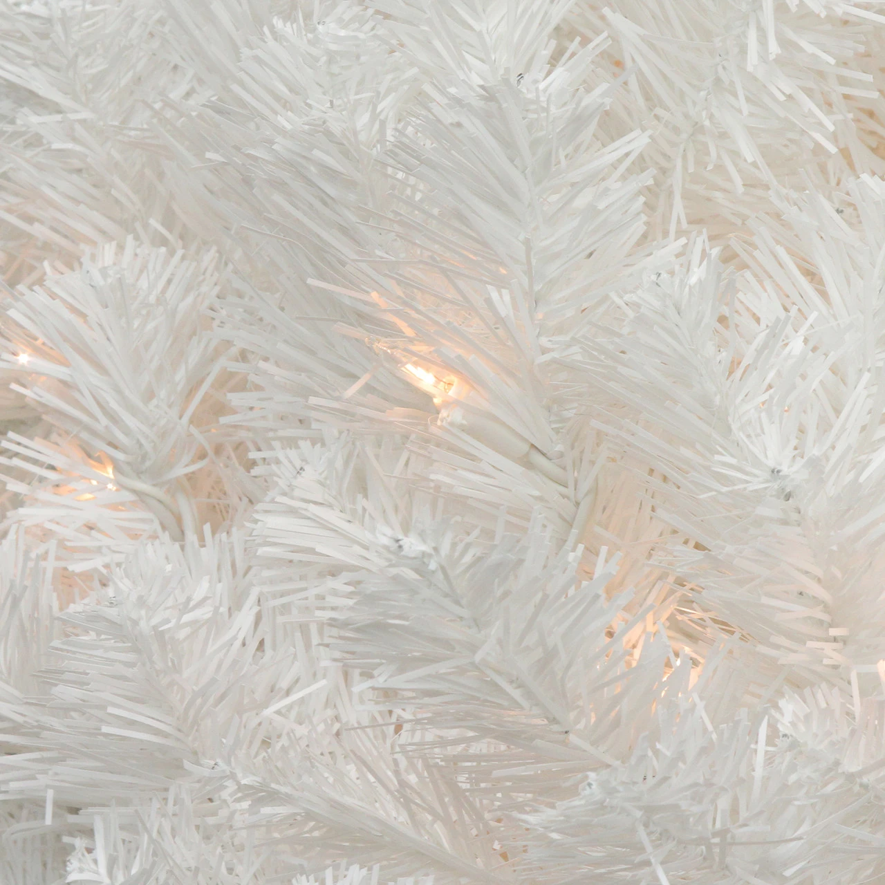 3' Battery Operated Pre-Lit LED White Pine Artificial Christmas Tree- Clear Light 2 3' Battery Operated Pre-Lit LED White Pine Artificial Christmas Tree- Clear Light - Image 2