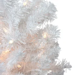 3' Pre-Lit Snow White Artificial Christmas Tree, Clear Lights -Christmas Trees Shop northlight v15869 1 01007.1667575616