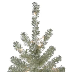 9' Pre-Lit Metallic Platinum Artificial Tinsel Christmas Tree - Clear Lights -Christmas Trees Shop northlight v27312 3 93068.1682519900