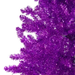 6' Metallic Purple Tinsel Artificial Christmas Tree - Unlit -Christmas Trees Shop northlight v27318 same20as20v27319 2 37881.1667530614