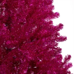 6' Metallic Pink Tinsel Artificial Christmas Tree - Unlit -Christmas Trees Shop northlight v27323 1 28046.1667534173