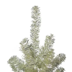 7' Metallic Platinum Artificial Tinsel Christmas Tree - Unlit -Christmas Trees Shop northlight v27331 2 33235.1682519598