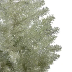 4.5' Metallic Platinum Artificial Tinsel Christmas Tree - Unlit 9 4.5' Metallic Platinum Artificial Tinsel Christmas Tree - Unlit -Christmas Trees Shop northlight v27332 1 65031.1682519928