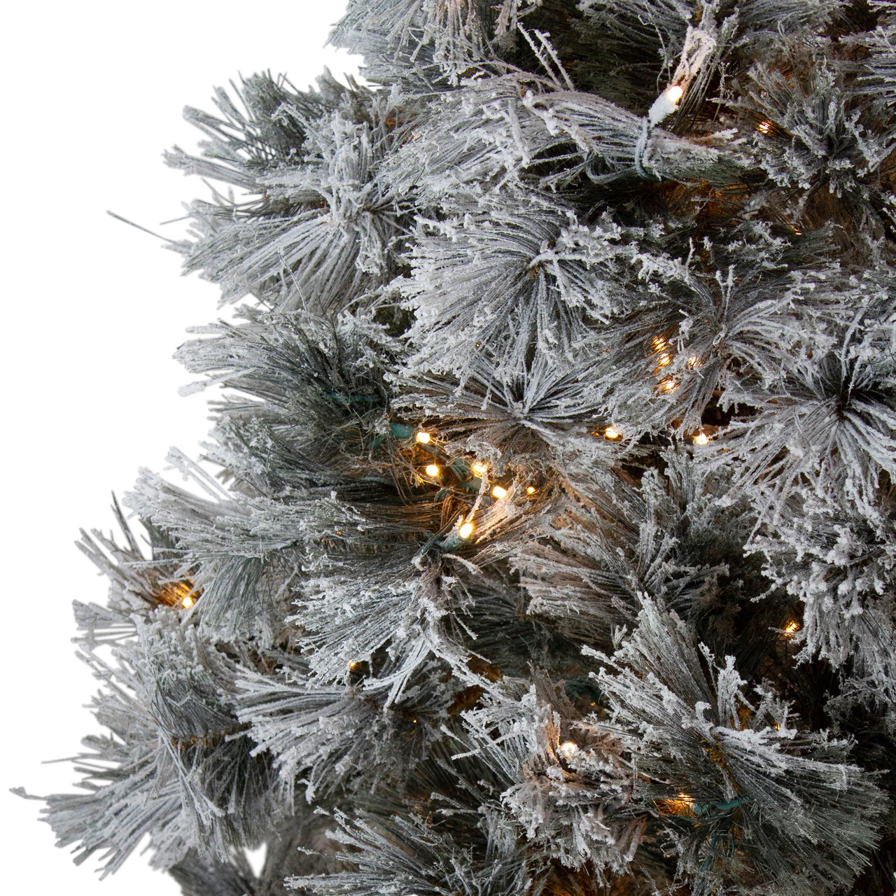 7.5' Pre-Lit Full Black Spruce Artificial Christmas Tree - Clear LED Lights 3 7.5' Pre-Lit Full Black Spruce Artificial Christmas Tree - Clear LED Lights - Image 3