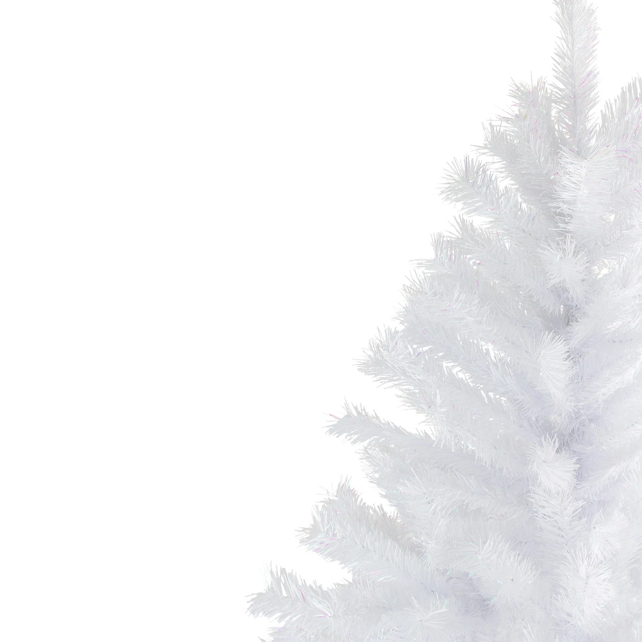 6' Icy White Iridescent Spruce Artificial Christmas Tree - Unlit 3 6' Icy White Iridescent Spruce Artificial Christmas Tree - Unlit - Image 3