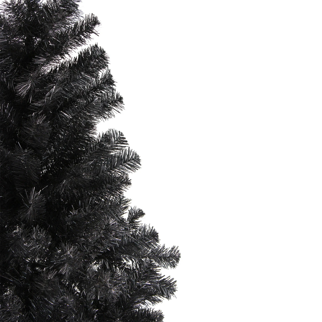 6' Black Colorado Spruce Artificial Halloween Tree - Unlit 3 6' Black Colorado Spruce Artificial Halloween Tree - Unlit - Image 3
