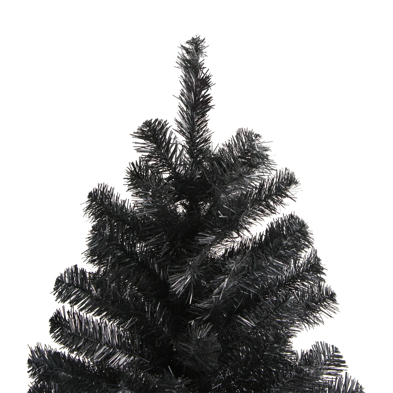 6' Black Colorado Spruce Artificial Halloween Tree - Unlit 4 6' Black Colorado Spruce Artificial Halloween Tree - Unlit - Image 4