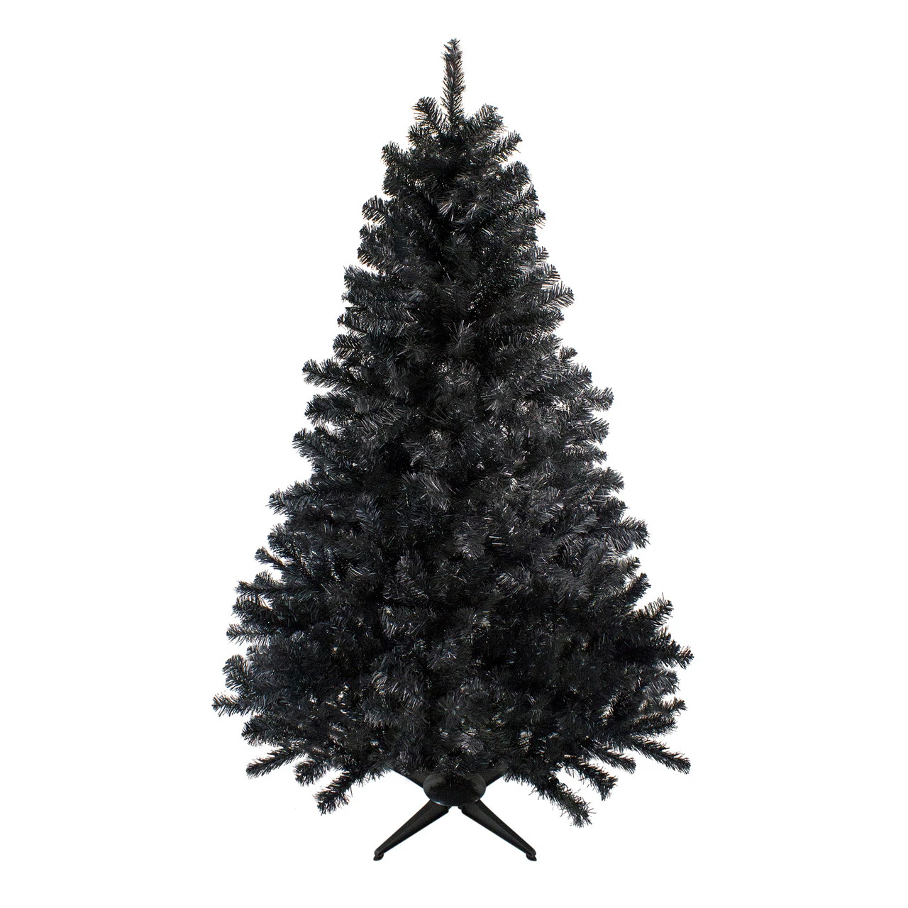 6' Black Colorado Spruce Artificial Halloween Tree - Unlit 1 6' Black Colorado Spruce Artificial Halloween Tree - Unlit