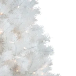 7.5' Pre-Lit White Alaskan Pine Artificial Christmas Tree, Warm White LED Lights 8 7.5' Pre-Lit White Alaskan Pine Artificial Christmas Tree, Warm White LED Lights -Christmas Trees Shop northlight v94185 2 94606.1674058126