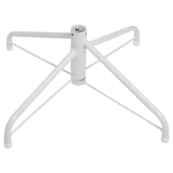 7.5' Pre-Lit White Georgian Pine Pencil Artificial Christmas Tree, Warm White LED Lights -Christmas Trees Shop northlight whitestand 6.5up new 40376.1667530185