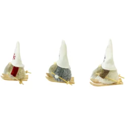 Set Of 3 Skiing Gnomes Christmas Ornaments 4.5" -Christmas Trees Shop northlight wu92513 4 26261.1681147876