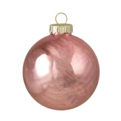 9ct Shiny And Matte Pink And Gold Glass Ball Christmas Ornaments 2.5" (65mm) -Christmas Trees Shop northlight wy00743 1 47951.1667580495