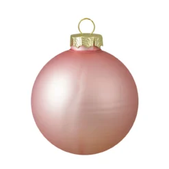 9ct Shiny And Matte Pink And Gold Glass Ball Christmas Ornaments 2.5" (65mm) -Christmas Trees Shop northlight wy00743 2 87957.1667580495