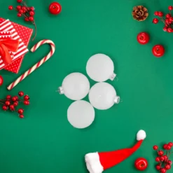 9ct Shiny And Matte White Glass Ball Christmas Ornaments 2.5" (65mm) 9 9ct Shiny And Matte White Glass Ball Christmas Ornaments 2.5" (65mm) -Christmas Trees Shop northlight wy00744 styled 08980.1677089505