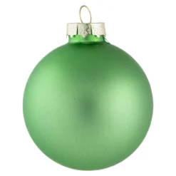 9ct Grass Green Finish Glass Christmas Ball Ornaments 2.5" (65mm) -Christmas Trees Shop northlight wy00747 3 52465.1677088372
