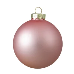 6ct Shiny And Matte Baby Pink Glass Ball Christmas Ornaments 3.25" (80mm) 6 6ct Shiny And Matte Baby Pink Glass Ball Christmas Ornaments 3.25" (80mm) -Christmas Trees Shop northlight wy00759 2 71534.1667576632