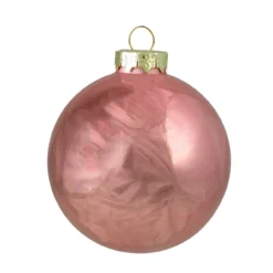 4ct Pink 2-Finish Glass Christmas Ball Ornaments 4" (100mm) -Christmas Trees Shop northlight wy00775 2 45600.1671143345