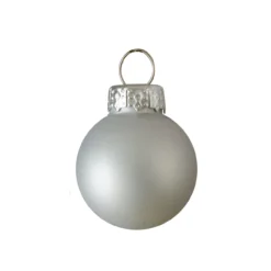 40ct Shiny And Matte Silver Glass Ball Christmas Ornaments 2.5" -Christmas Trees Shop northlight wy04142 3 46975.1667575637