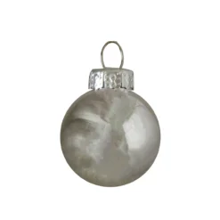 40ct Shiny And Matte Silver Glass Ball Christmas Ornaments 2.5" -Christmas Trees Shop northlight wy04142 4 52151.1667575637