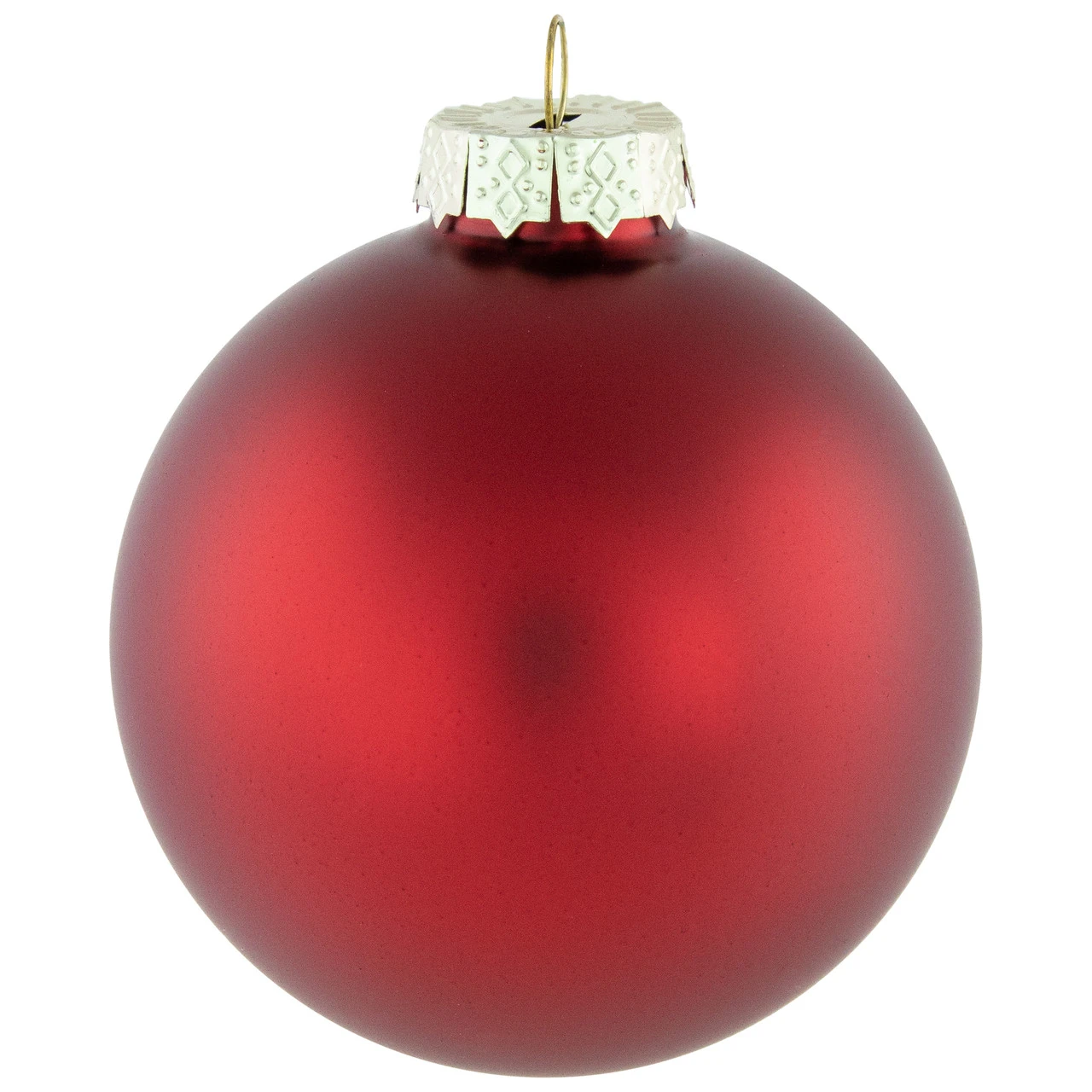 96ct Shiny And Matte Red Glass Ball Christmas Ornaments 3.25 (80mm) 5 96ct Shiny And Matte Red Glass Ball Christmas Ornaments 3.25 (80mm) - Image 5