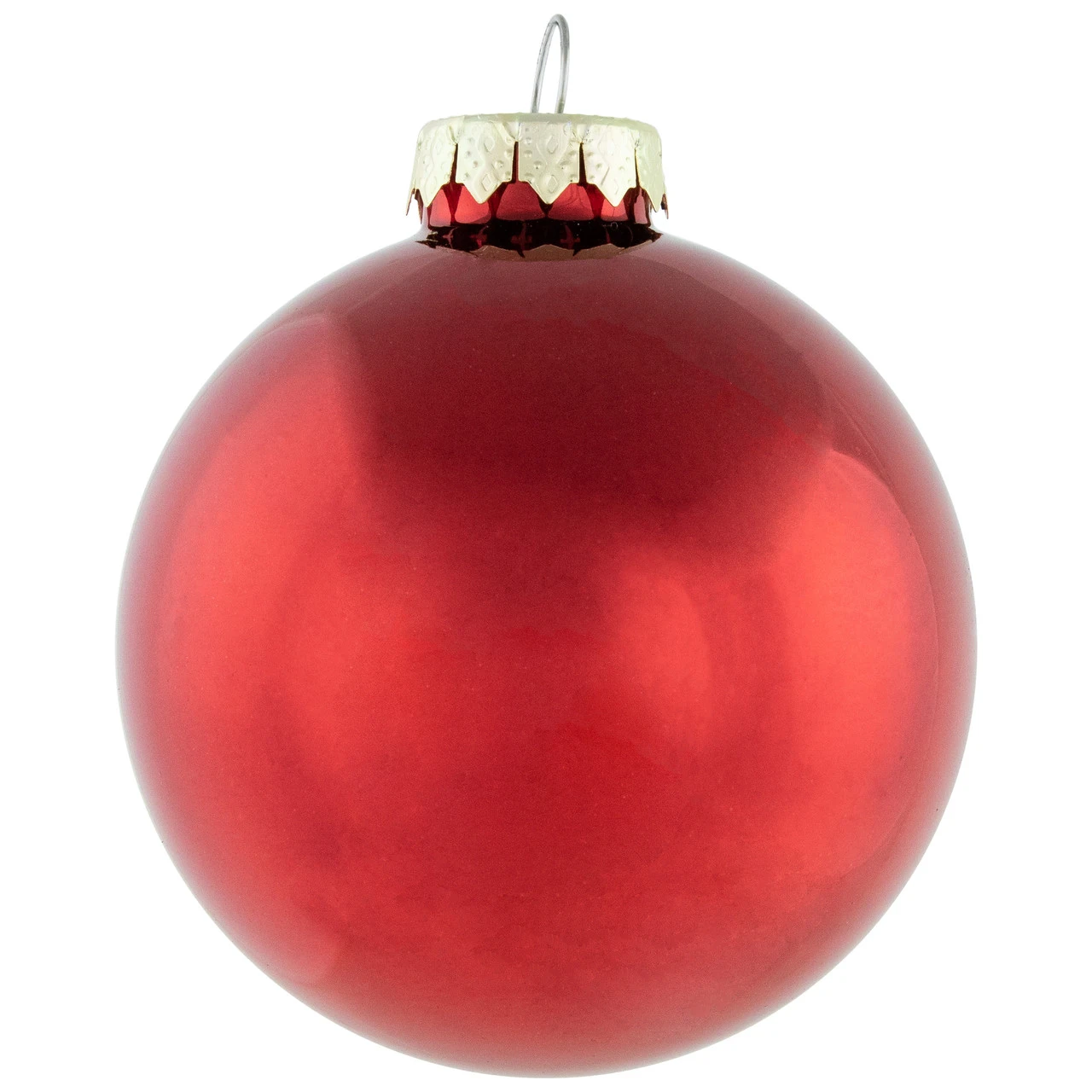 96ct Shiny And Matte Red Glass Ball Christmas Ornaments 3.25 (80mm) 6 96ct Shiny And Matte Red Glass Ball Christmas Ornaments 3.25 (80mm) - Image 6