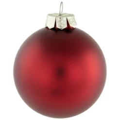 72ct Red And Gold Matte Glass Christmas Ball Ornaments 4" (100mm) 10 72ct Red And Gold Matte Glass Christmas Ball Ornaments 4" (100mm) -Christmas Trees Shop northlight wy15214 1 07765.1677088463