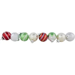 12ct Multi Color Vintage Design Glass Ball Christmas Ornaments 2.25" (55mm) -Christmas Trees Shop northlight wy15235 1 73367.1677102525