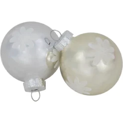 12ct Multi Color Vintage Design Glass Ball Christmas Ornaments 2.25" (55mm) -Christmas Trees Shop northlight wy15235 7 27038.1677102525