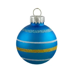 10ct Green And Blue Matte Glass Christmas Ball Ornaments 1.75" (45mm) -Christmas Trees Shop northlight wy27597 3 88586.1667572619