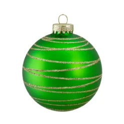 4ctGlass Red And Green Matte Christmas Ball Ornaments 3.25-Inch (80mm) -Christmas Trees Shop northlight wy88865 fix 2 04888.1667535651