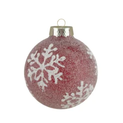 Set Of 12 Red Glass Christmas Ornaments 1.75-Inch (45mm) -Christmas Trees Shop northlight wy88876 fix 1 41161.1669835062