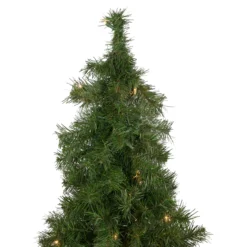 Set Of 3 Pre-Lit Woodland Alpine Artificial Christmas Trees 5' - Clear Lights -Christmas Trees Shop northlight ynt755 gr 2 updated 28812.1667327482