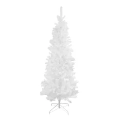 6.5' White Winston Pine Slim Artificial Christmas Tree - Unlit