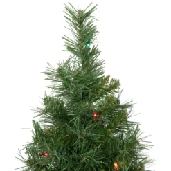2' Pre-Lit Medium Royal Pine Artificial Christmas Tree - Multicolor Lights -Christmas Trees Shop northlight z00022 2 94858.1669414976