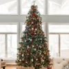 10' Pre-Lit Full Northern Pine Artificial Christmas Tree, Multi Lights