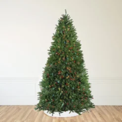 14' Pre-Lit Full Northern Pine Artificial Christmas Tree - Multi-Color Lights