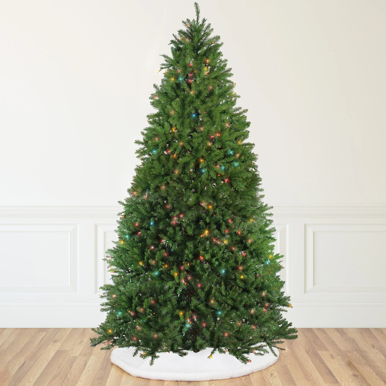 12' Pre-Lit Full Northern Pine Artificial Christmas Tree - Multi-Color Lights 1 12' Pre-Lit Full Northern Pine Artificial Christmas Tree - Multi-Color Lights