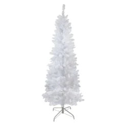 6' Pencil White Spruce Artificial Christmas Tree - Unlit