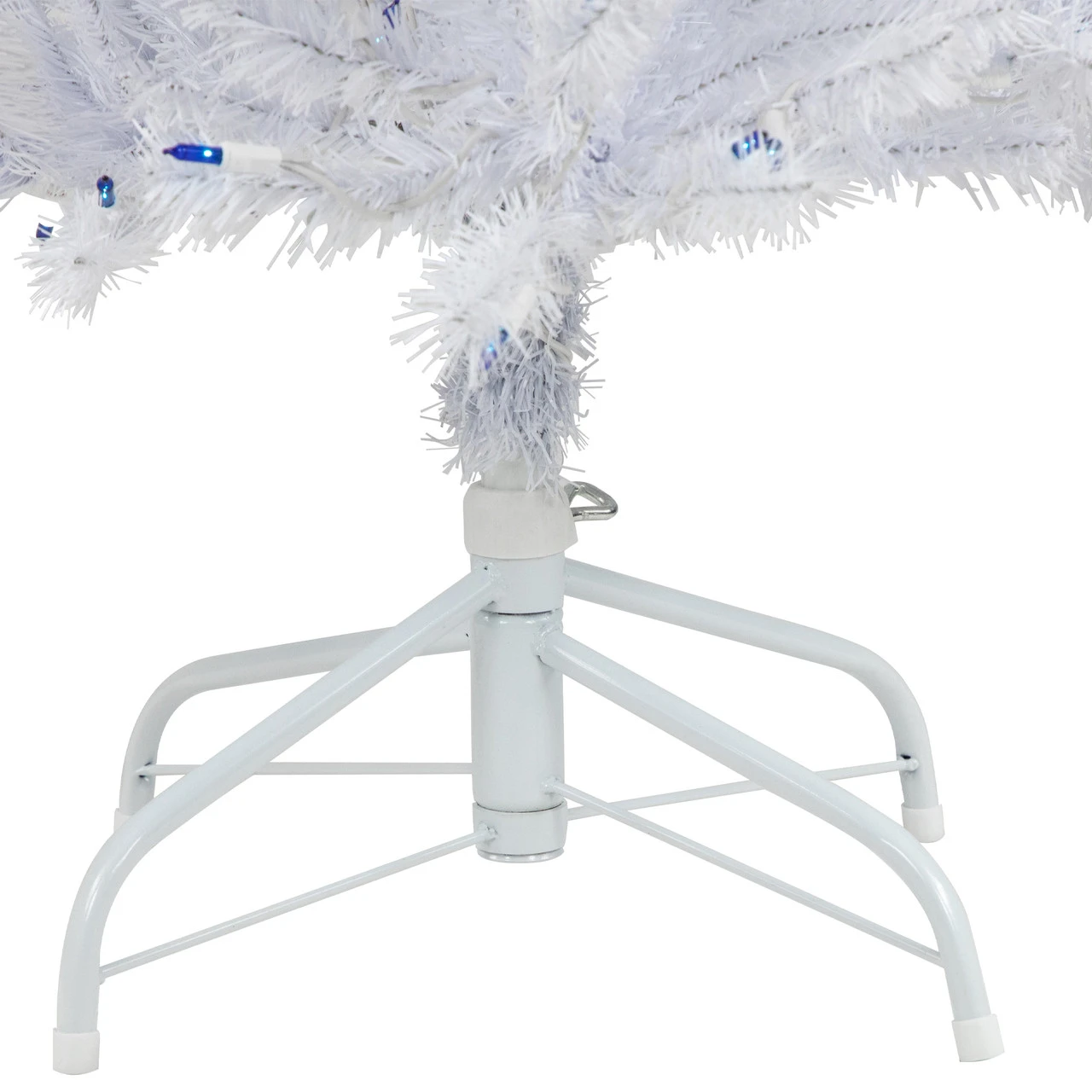 6.5’ Pre-Lit Slim Geneva White Spruce Artificial Christmas Tree, Blue Lights 5 6.5’ Pre-Lit Slim Geneva White Spruce Artificial Christmas Tree, Blue Lights - Image 5