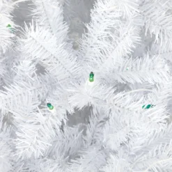 6.5’ Pre-Lit Slim Geneva White Spruce Artificial Christmas Tree, Green Lights 8 6.5’ Pre-Lit Slim Geneva White Spruce Artificial Christmas Tree, Green Lights -Christmas Trees Shop northlight z92374 3 58328.1667017600