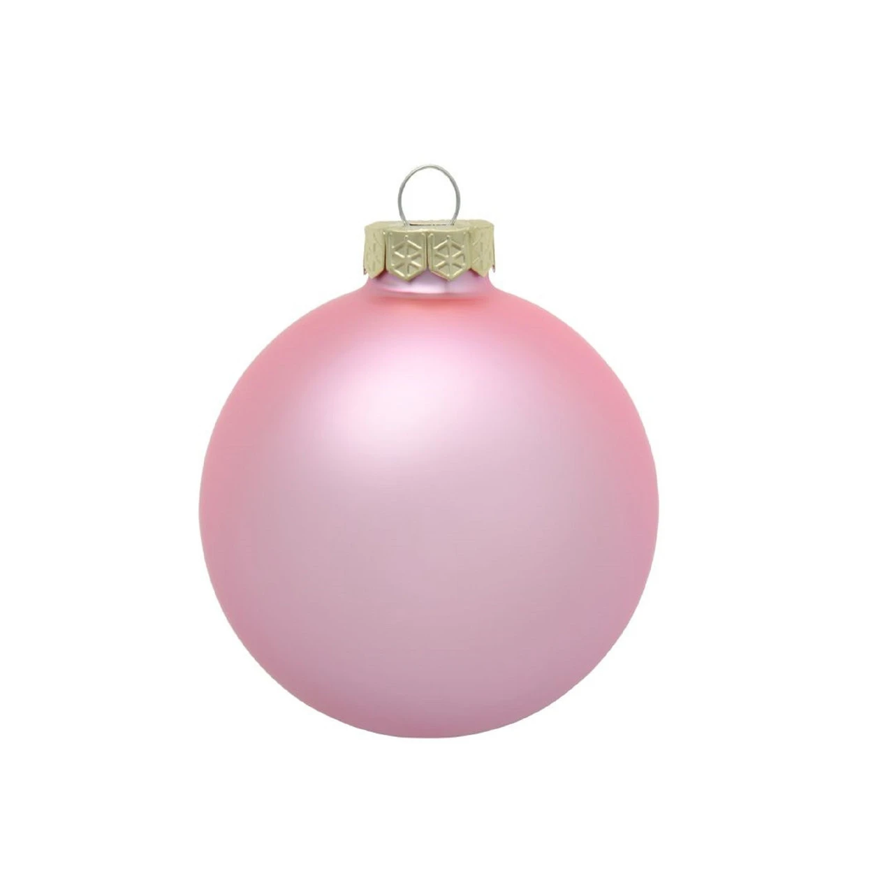4ct Matte Baby Pink Glass Ball Christmas Ornaments 4.75" (120mm) 1 4ct Matte Baby Pink Glass Ball Christmas Ornaments 4.75" (120mm)