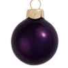 Pearl Purple Glass Ball Christmas Ornament 7" (177mm)
